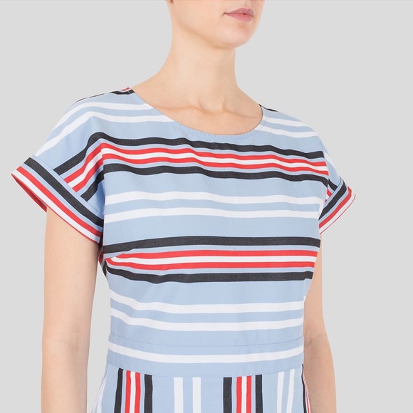 ⭐️HP⭐️ Love Moschino Striped Twill Mini Dress - Picture 3 of 10